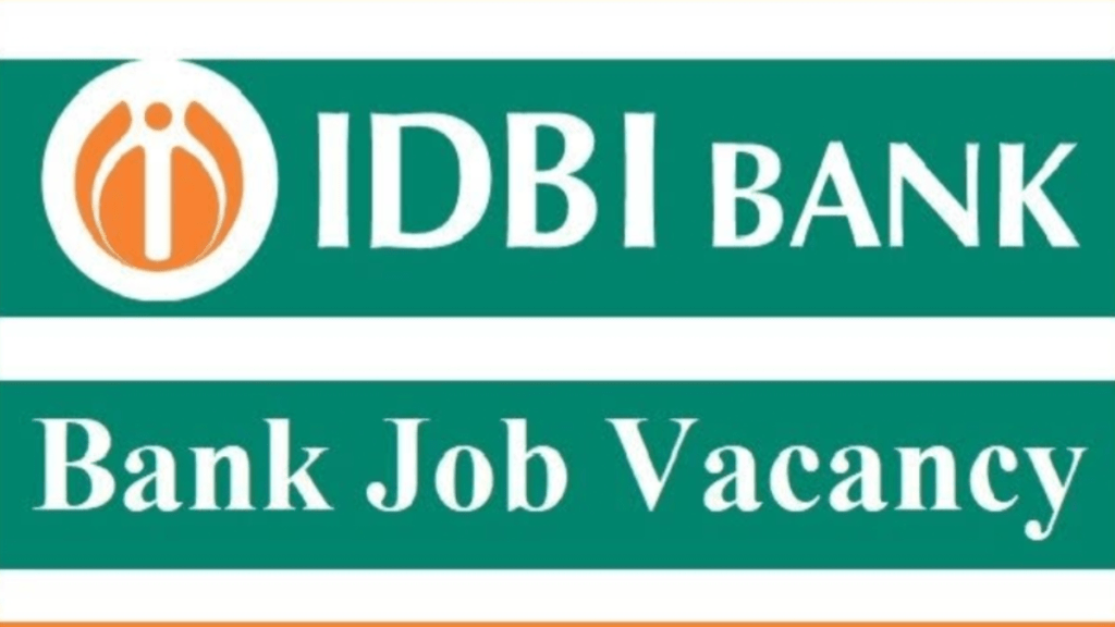 IDBI BANK RECRUITMENT 2024